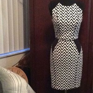 Black and white dress